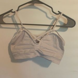 White bralette